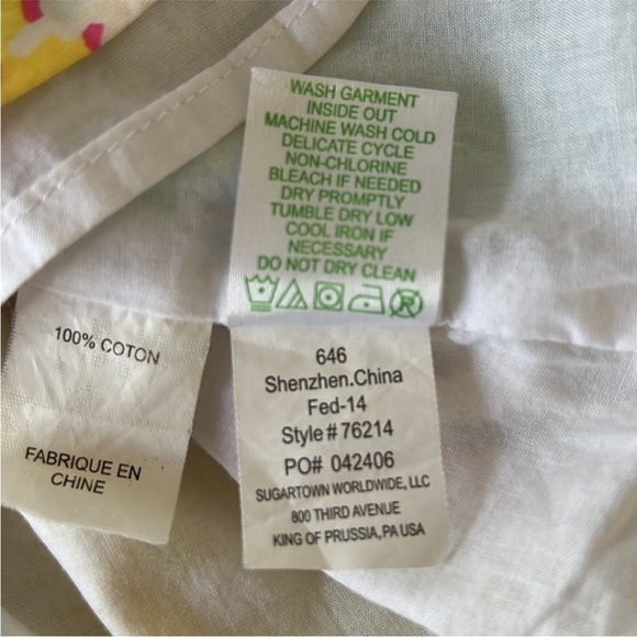 Lilly Pulitzer Multi State Patch Patchwork Print Sleeveless Delia Shift Dress - Picture 11 of 14